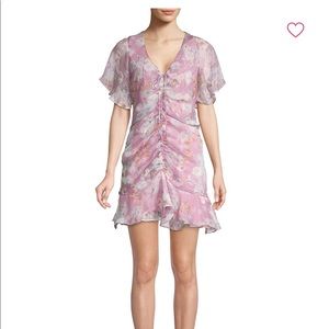Allison Floral Chiffon A-Line Dress